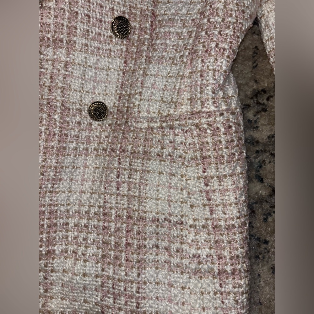Jaclyn Smith Pink Tweed Blazer - Picture 6 of 9